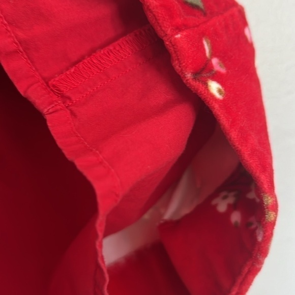 Gap “original” red velvet baby girls dress size 2 retro vintage gorgeous - Picture 7 of 12